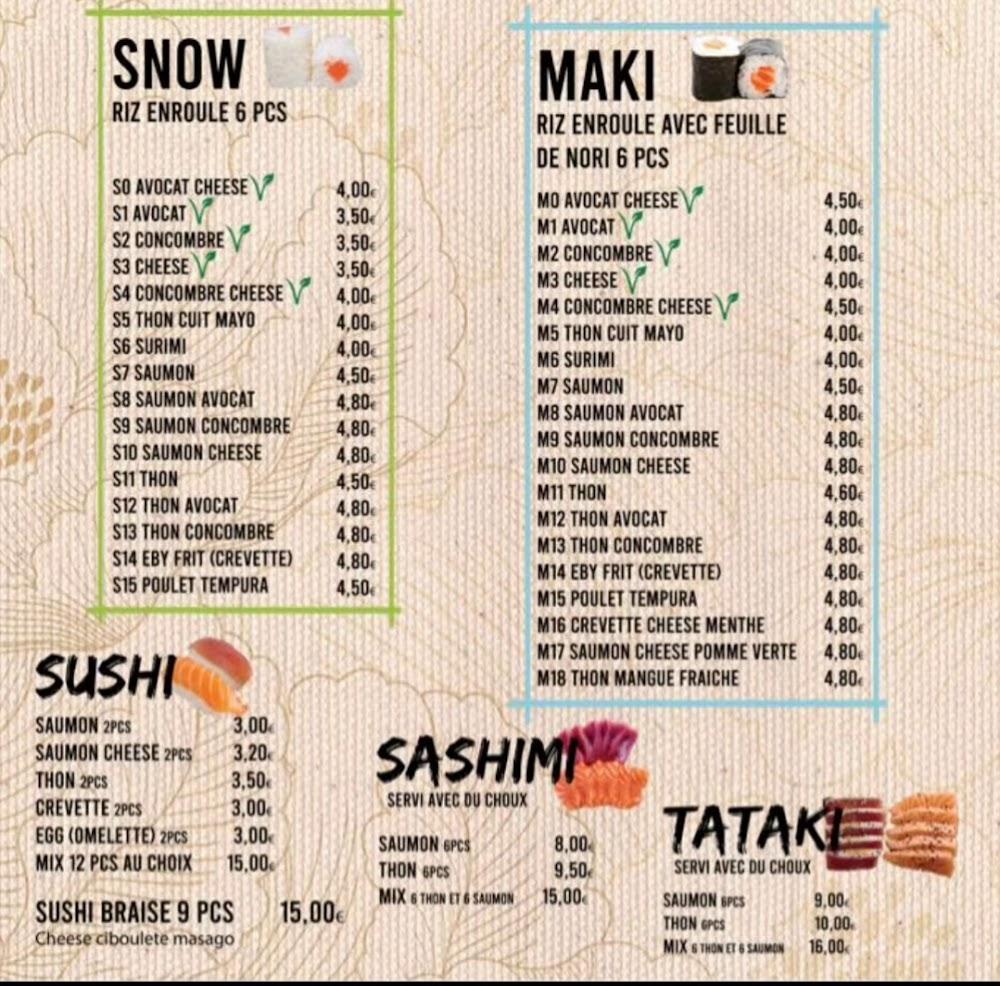 Sushi House - Menu Image 2